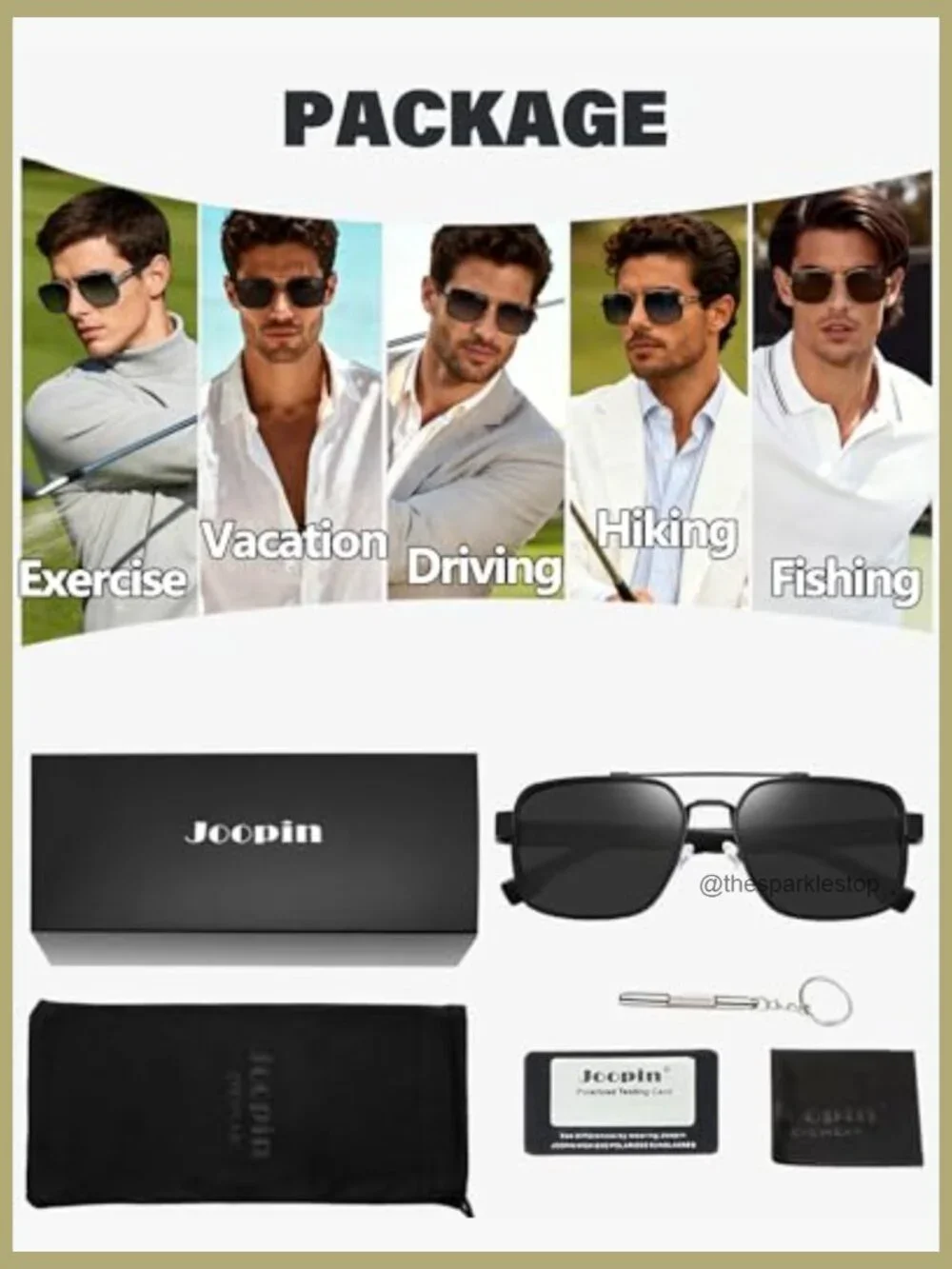 Metal Frame Polarized Sunglasses UV400 Protection Retro Aviator Style